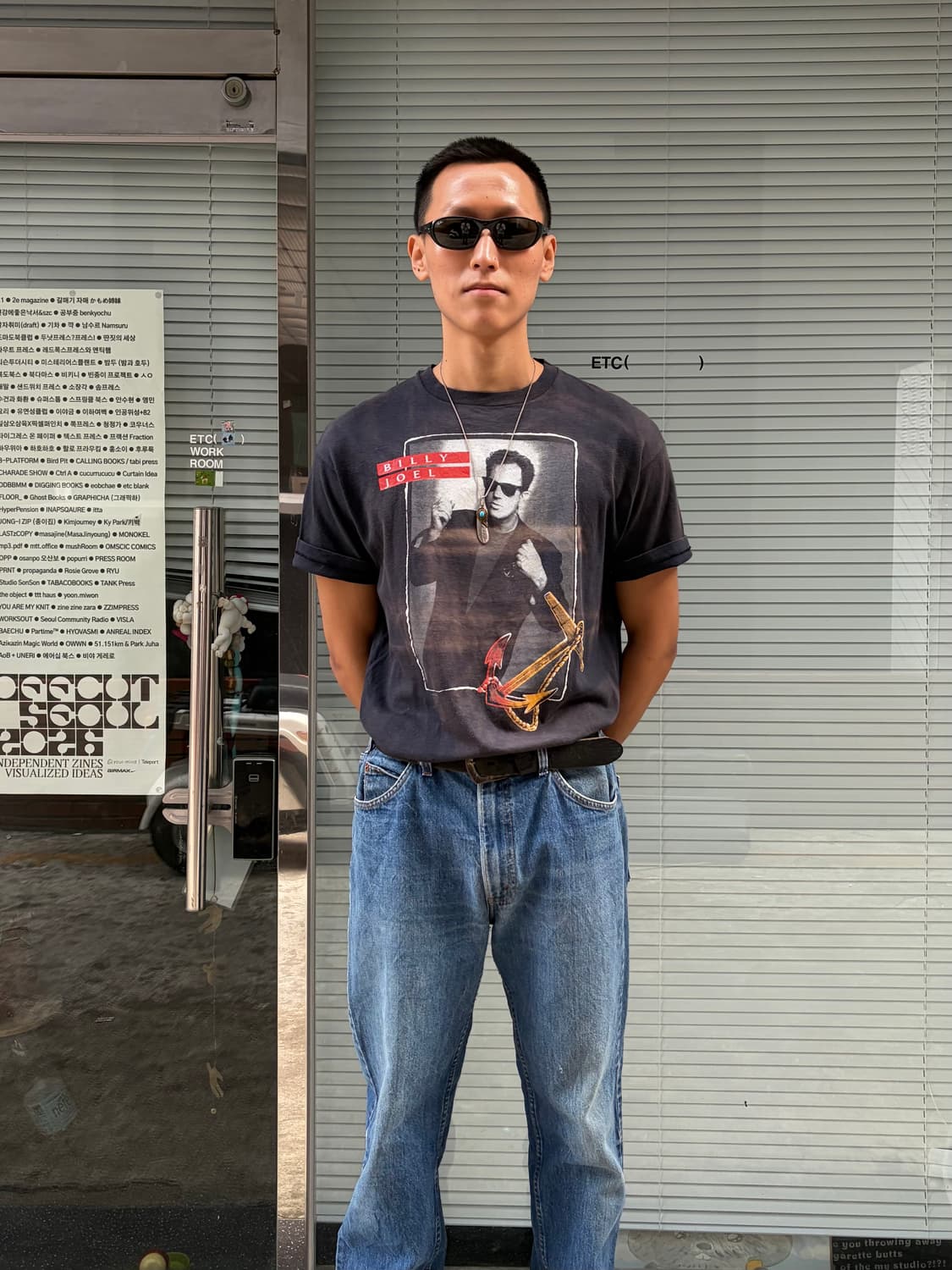 89-90 Billy Joel Storm Front tour T-sh 상품이미지1