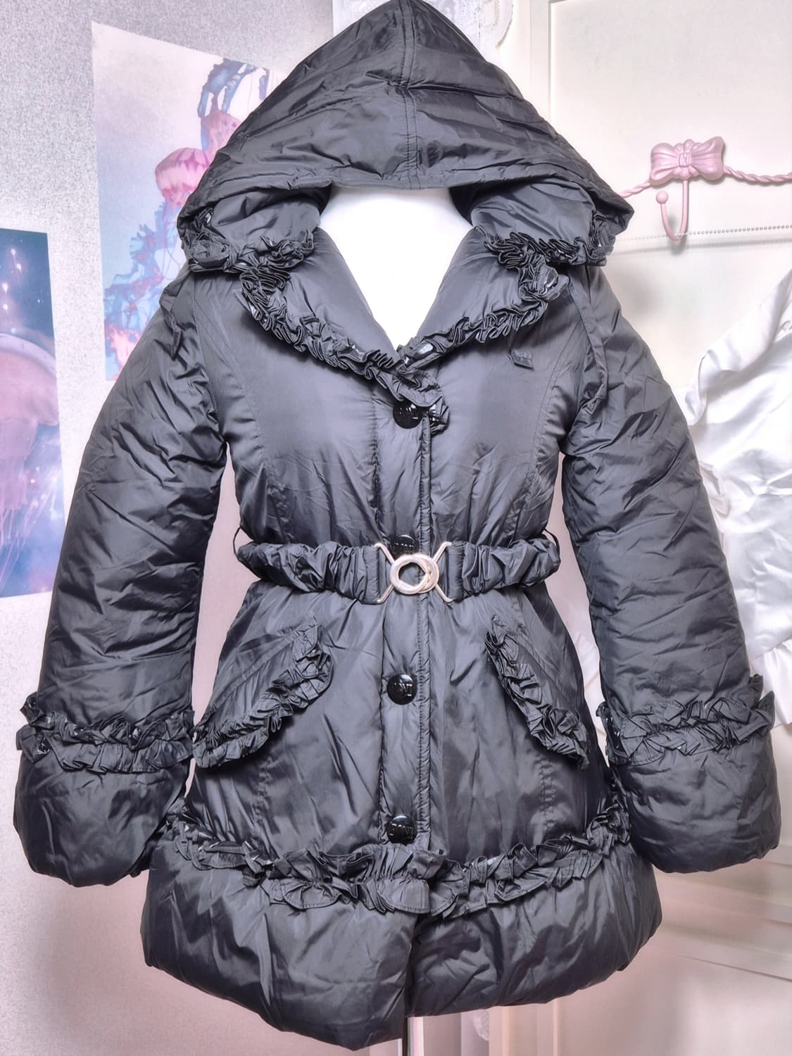 로니 히메갸루 헤이세이 프릴 리본 패딩 트랄라라 리즈리사 상품이미지1