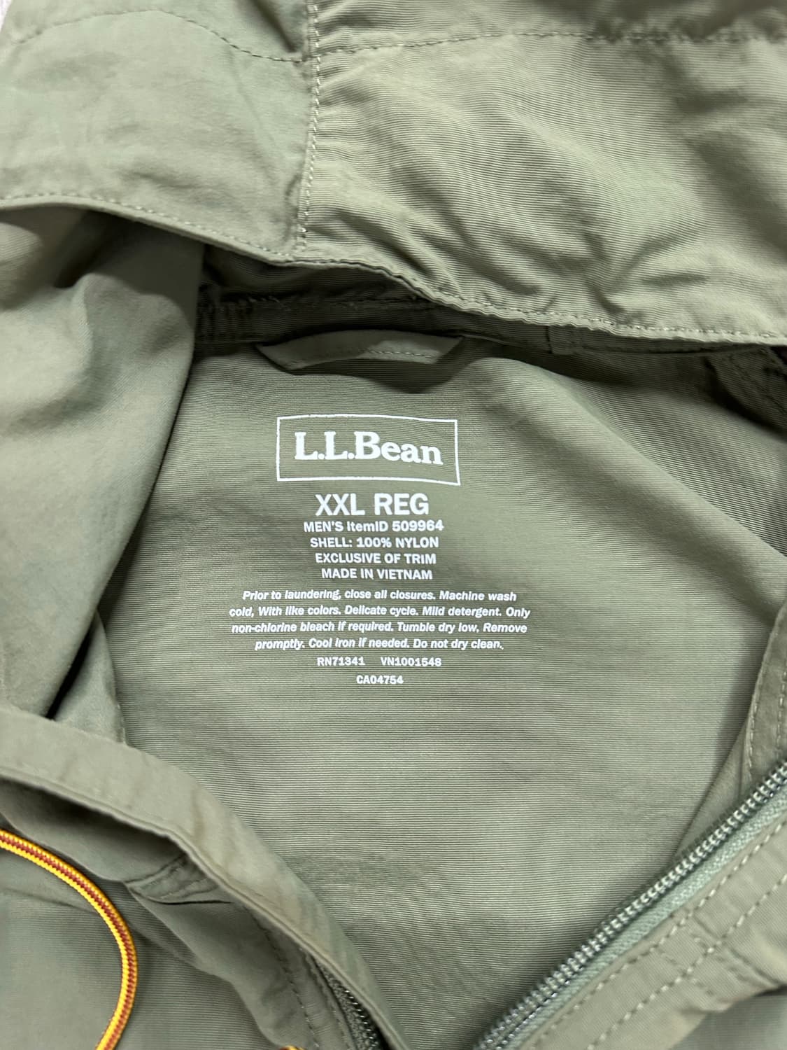 🔥엘엘빈 배색 후드 바람막이 자켓입니다🔥 상품이미지6