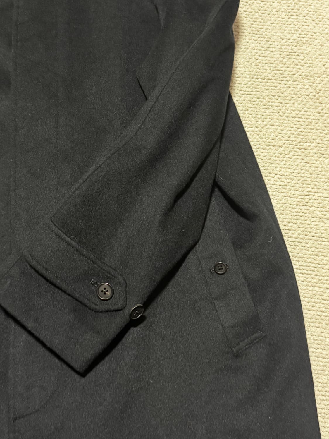 TEIJIN 퓨어 케시미어 발마칸코트 L 상품이미지5