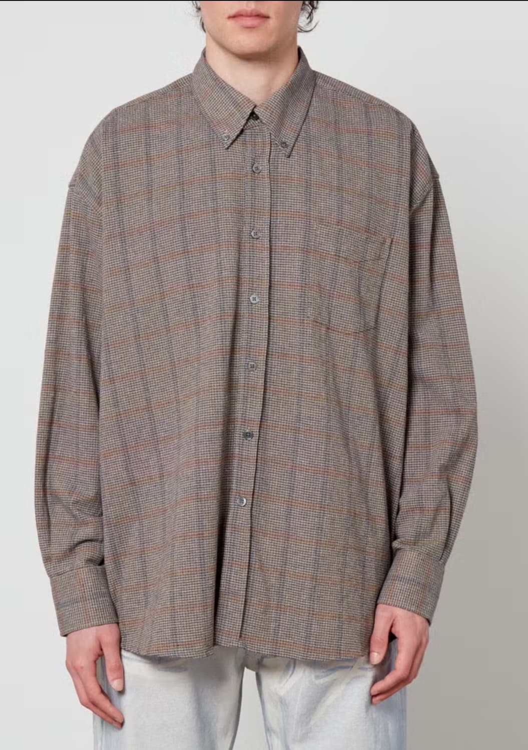 [48]아워레가시 버로우드 셔츠 브라운 상품이미지1