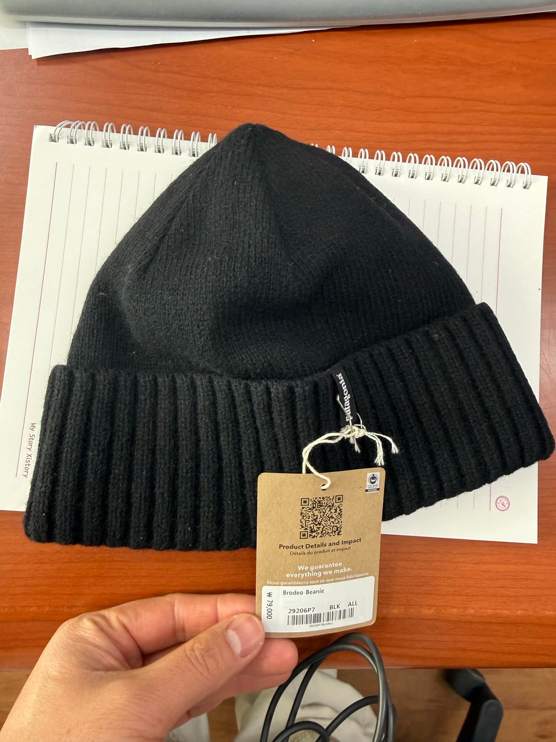 파타고니아 보르디오비니 블랙 새제품 팝니다 상품이미지3