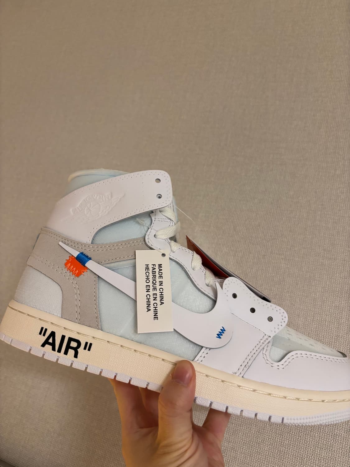 나이키 조던1 버질아블로 아카이브 v.a.a 상품이미지4