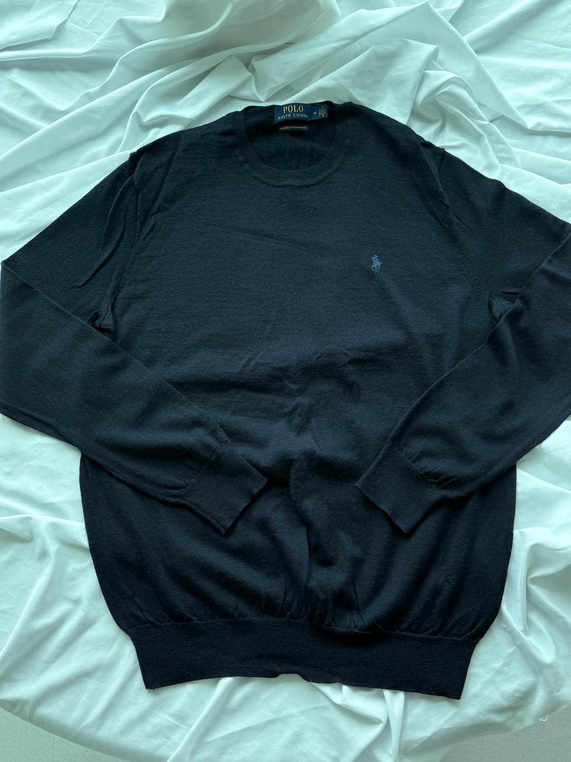 폴로 랄프로렌 워셔블 메리노 울 크루넥 니트 상품이미지5