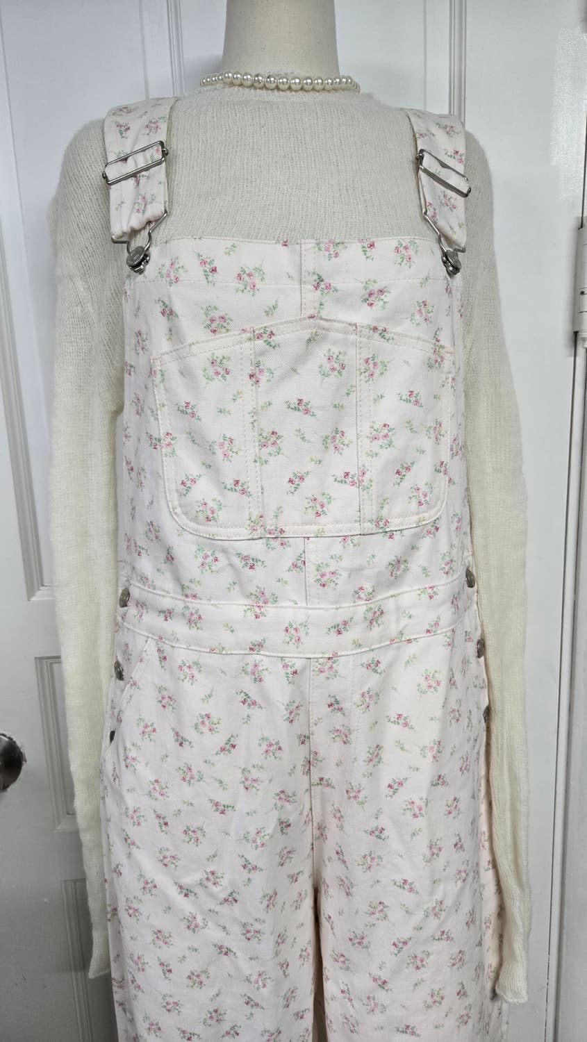 OWN MOOD 온무드 빈티지 플로랄 오버롤 상품이미지3