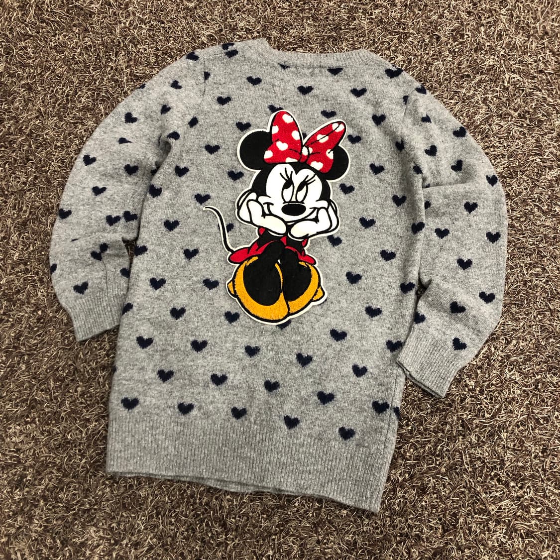 디즈니 미니마우스 하트 울 가디건 상품이미지2