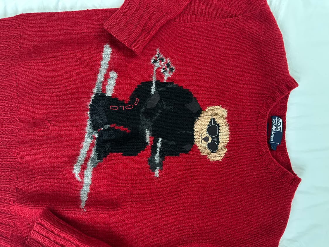Polo 90s teddy bear ski knit 상품이미지2