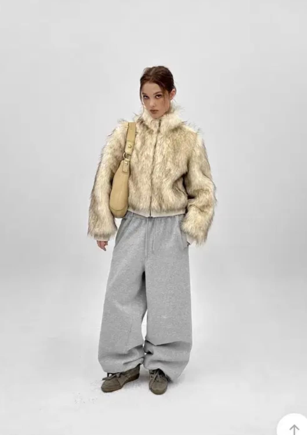 거의새거)블랙업 퍼자켓 라뷰 투톤퍼 하이넥 점퍼 미스치프 보헤미안서울  상품이미지1