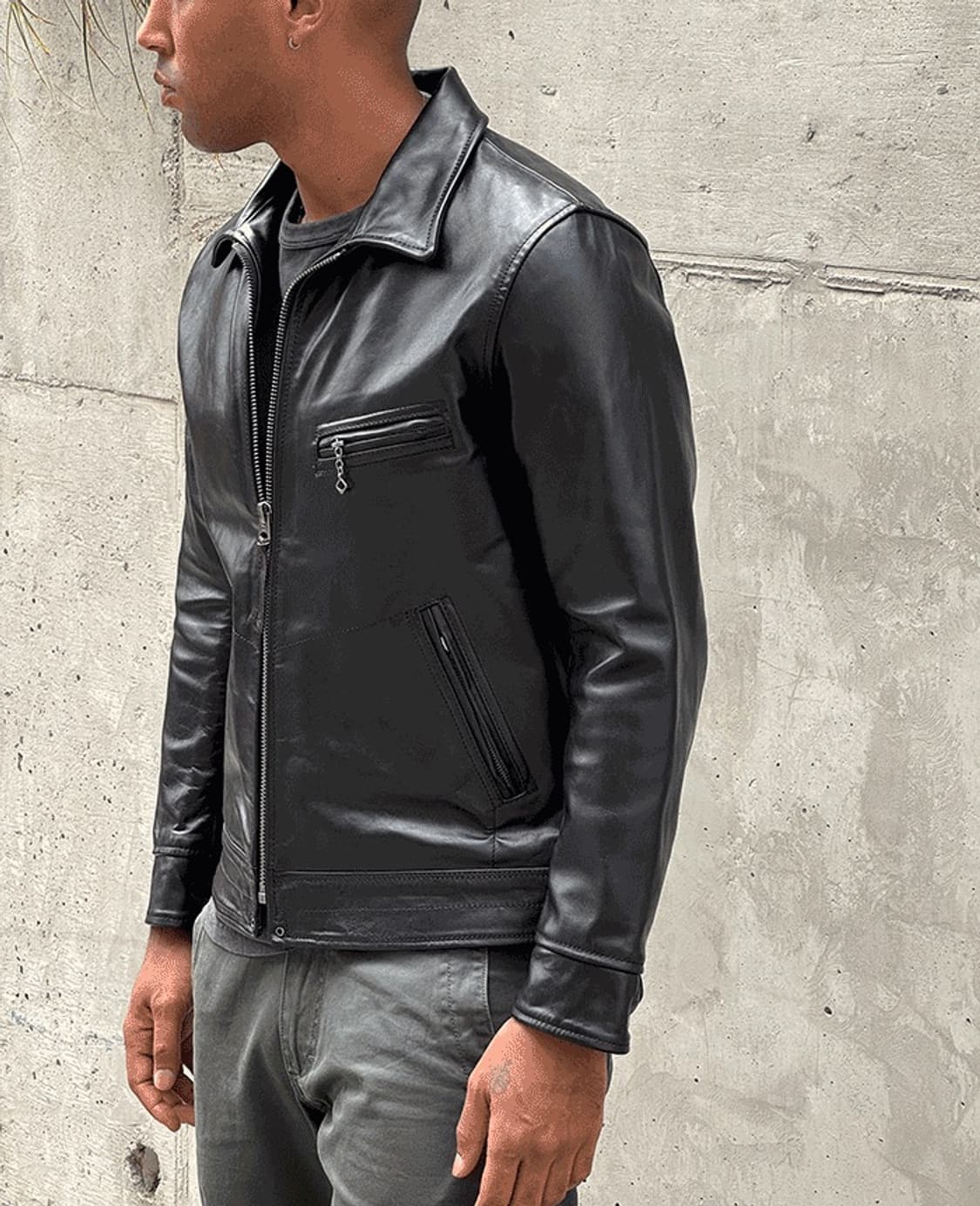 커버낫 양가죽 싱글 자켓 상품이미지2