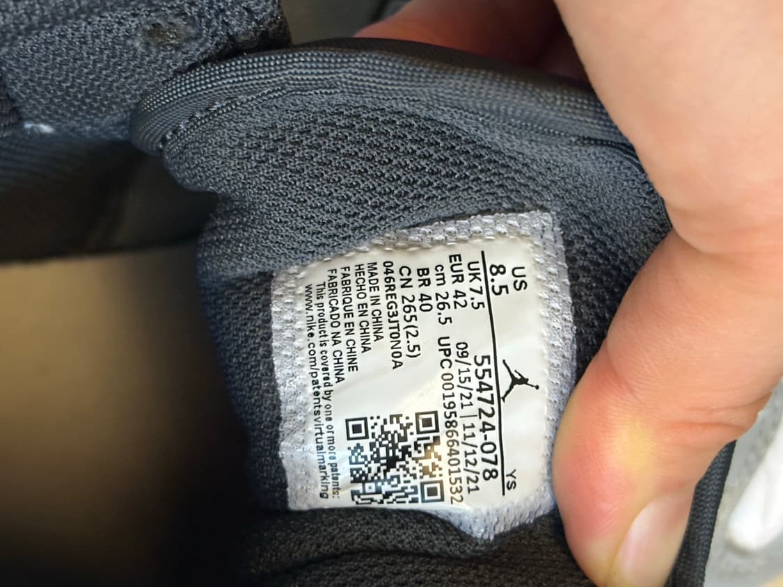 나이키 에어 조던 1 미드 스모크  상품이미지8