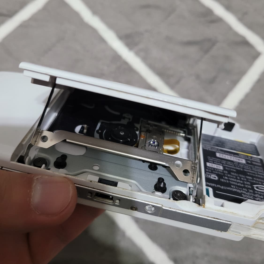 소니 PSP2005번 흰색 게임기 부품용 상품이미지9