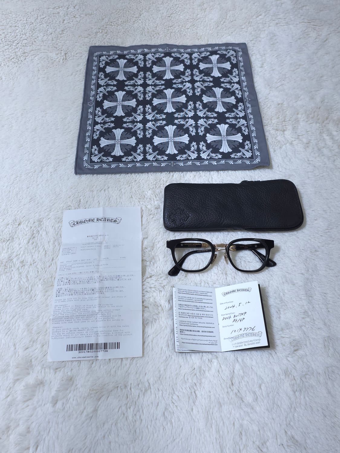 [OS] 크롬하츠 덕버터 안경 블랙 골드 상품이미지2