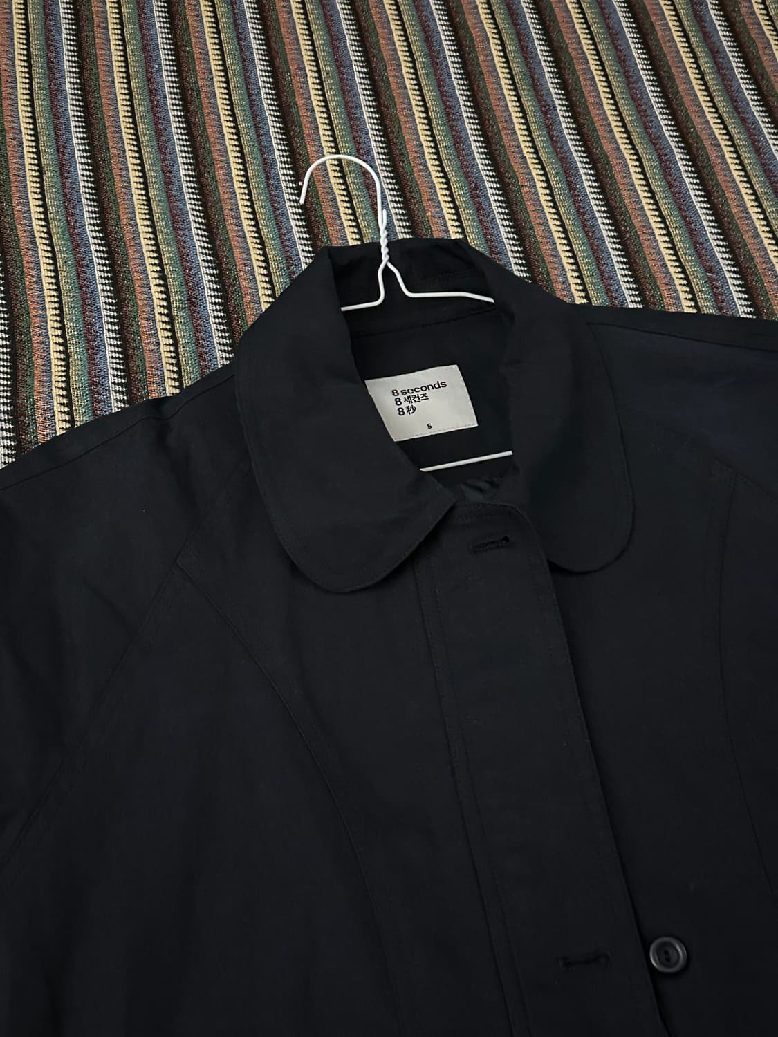 에잇세컨즈 체크배색 아우터 S 상품이미지3