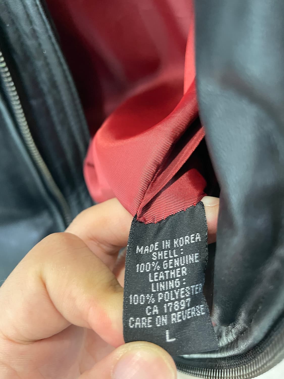 (L) 락시크 바이커 투웨이 가죽 패딩 상품이미지7