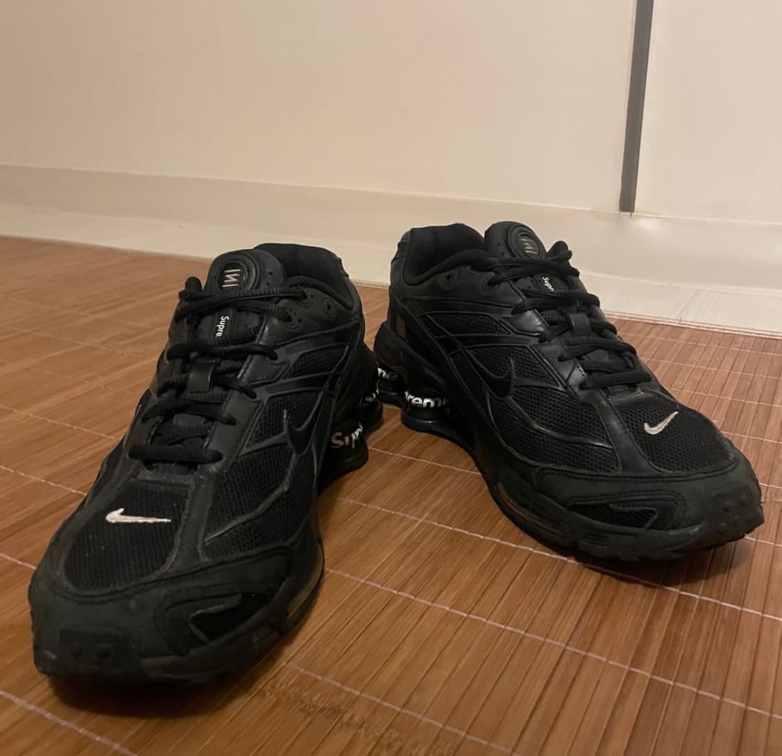 나이키 슈프림 샥스 라이드 2 블랙 상품이미지2