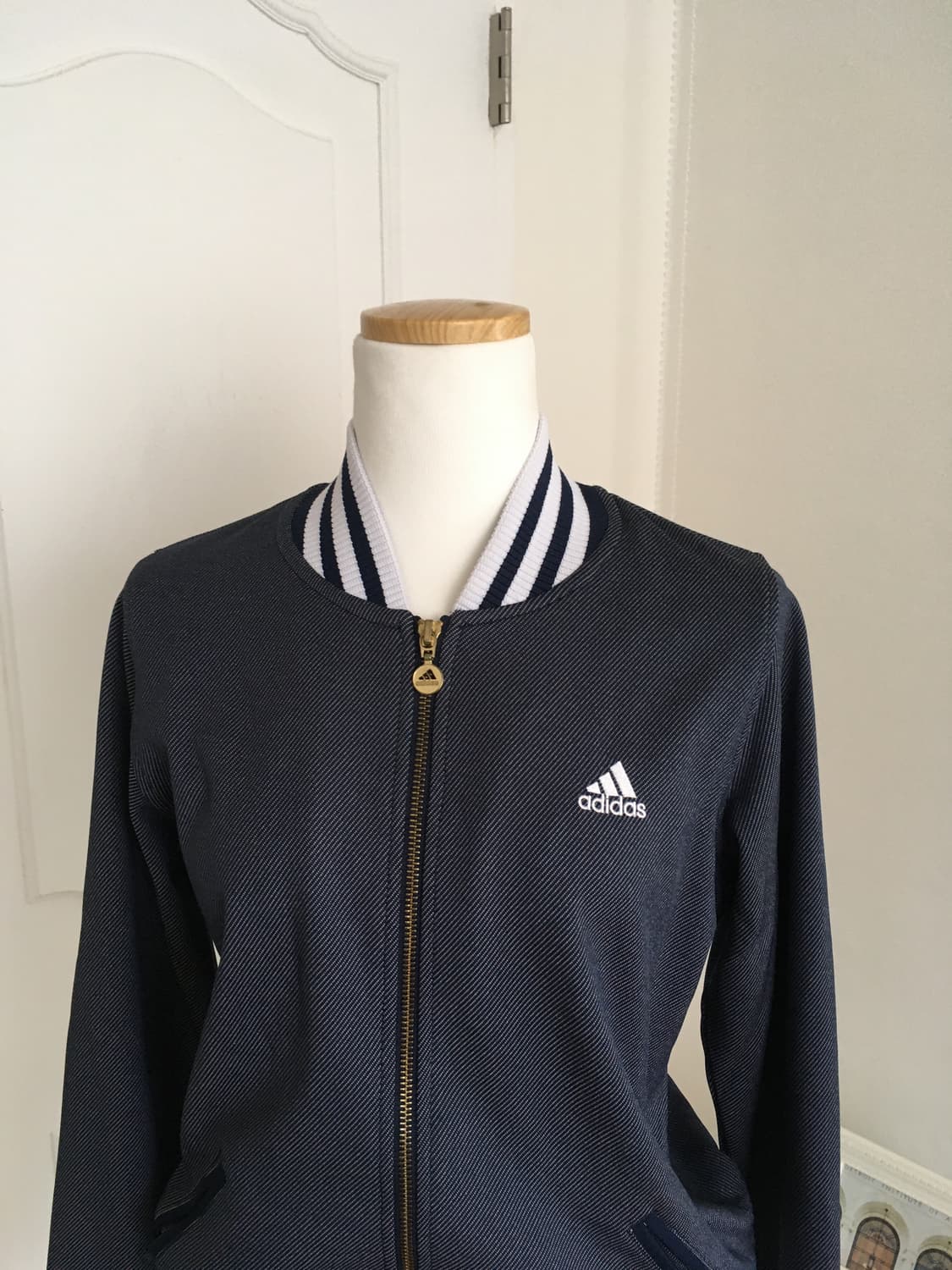 아디다스 빈티지 데님 져지 블루종 상품이미지2