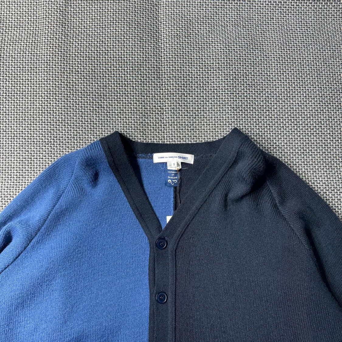 COMME DES GARCONS 배색 니트 가디건(M/OLD-8060) 상품이미지2