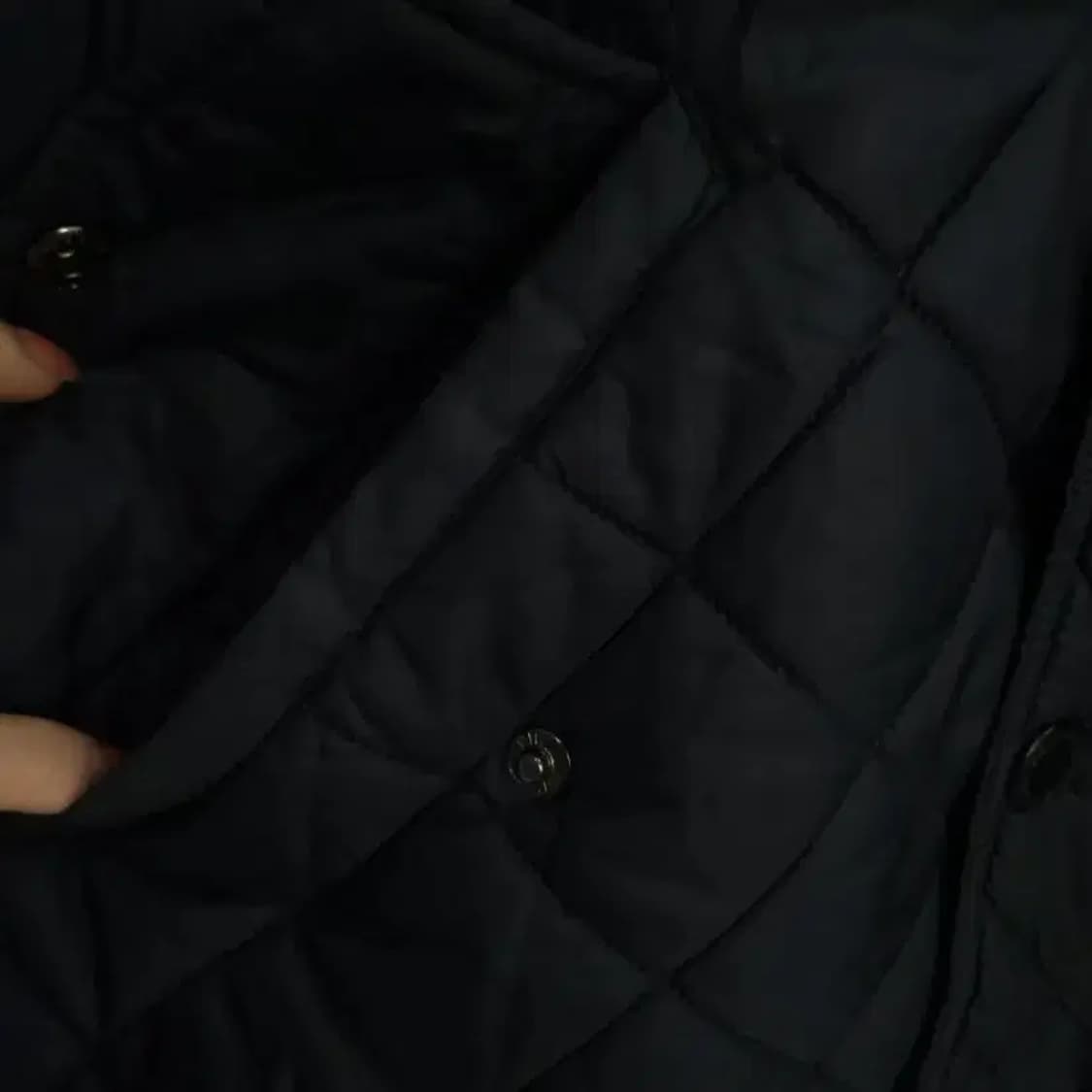 바버 첼시 퀼팅 자켓 블랙 100 상품이미지5