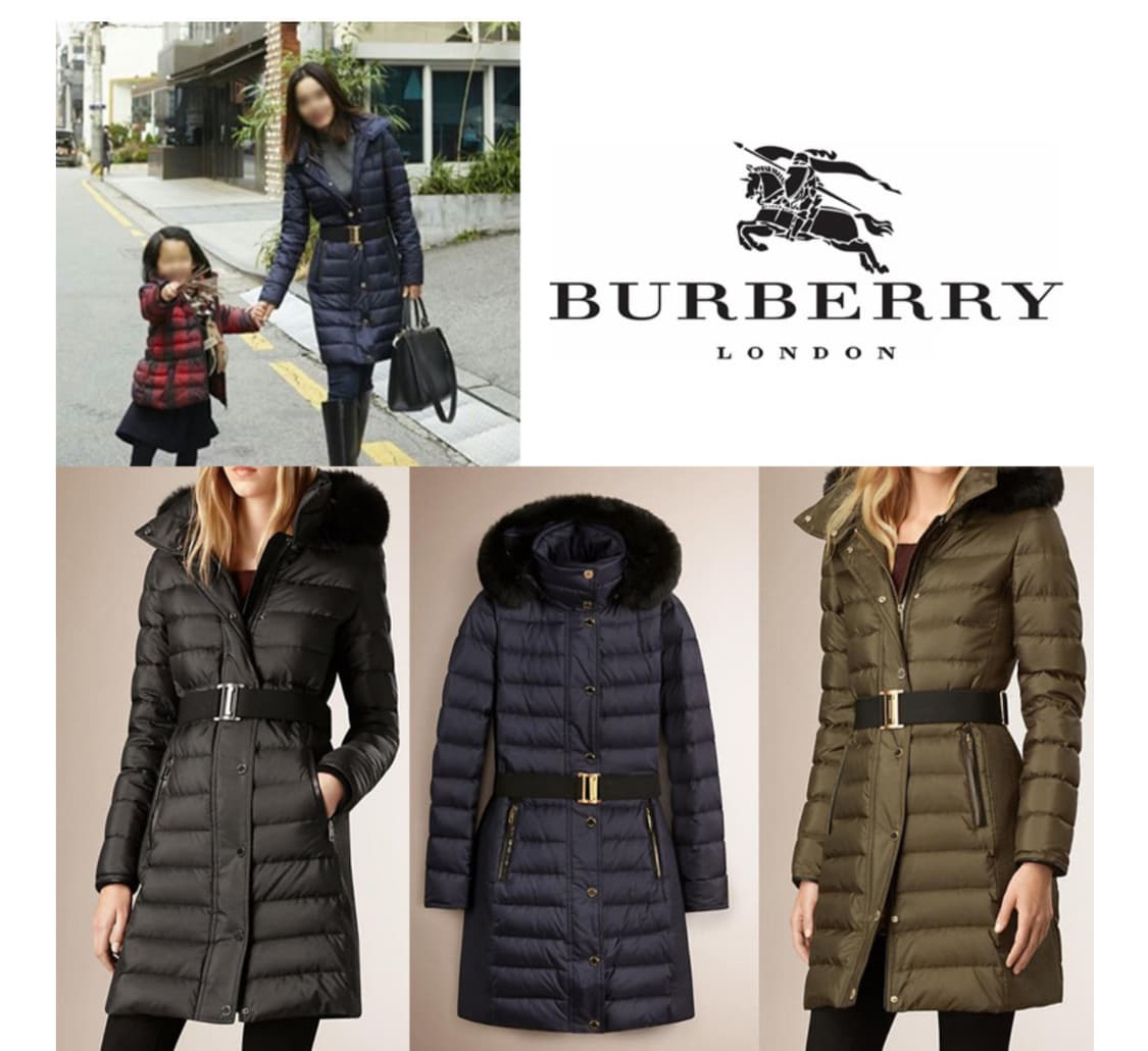 버버리 아비데일 폭스퍼 롱패딩(UK4/44) 상품이미지1
