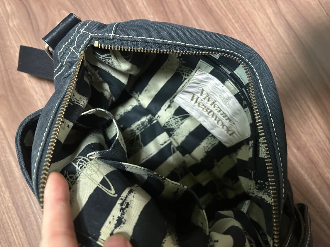 비비안웨스트우드 코튼 메신저백 상품이미지5