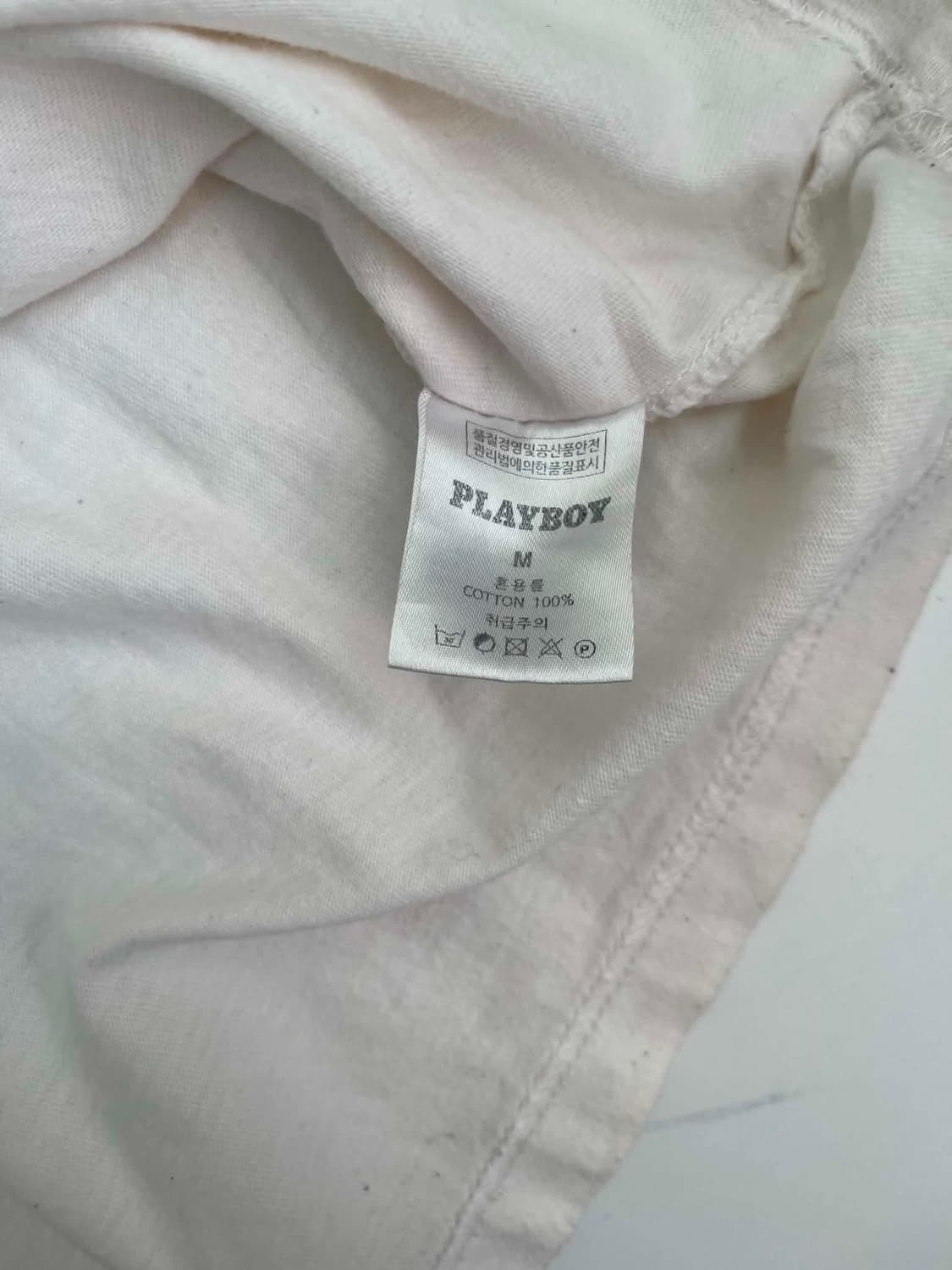 [M] Playboy 플레이보이 USA 버니 로고 반팔 티셔츠 상품이미지6