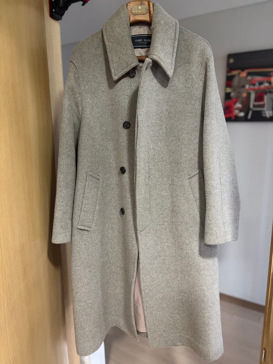 (오버48) 퍼스트플로어 수티앵 코트 발마칸 상품이미지1