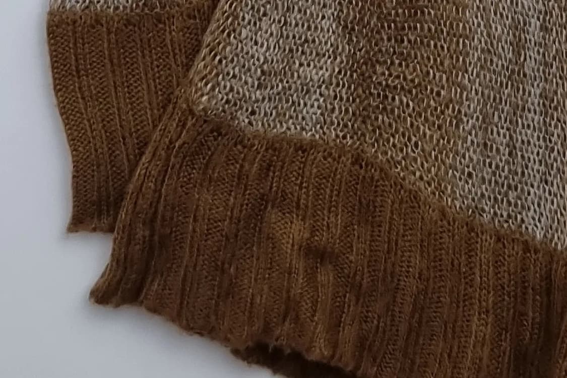 OFUON 오프숄더 터틀넥 니트 미니 원피스 아크릴 100% 상품이미지6