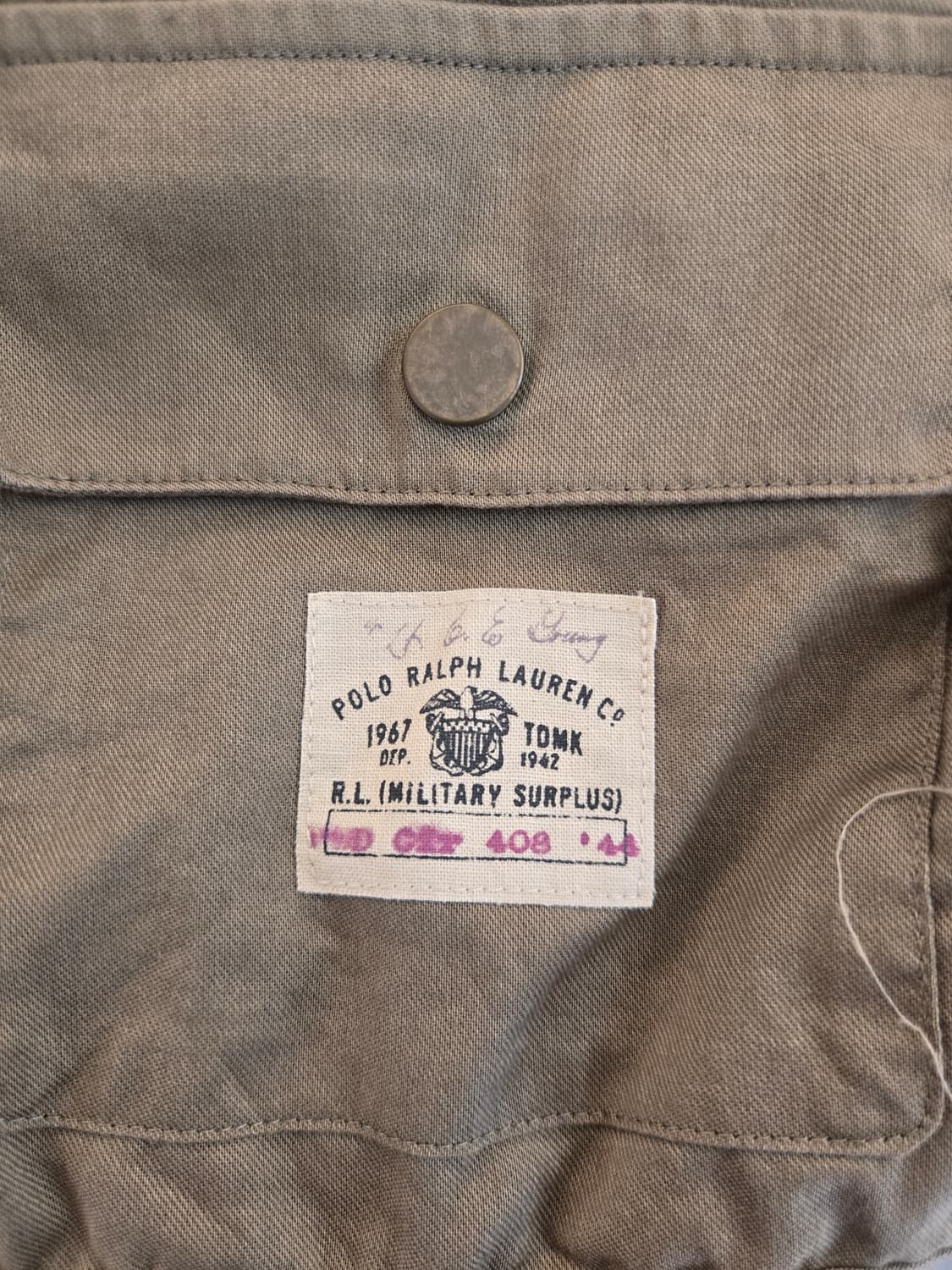 폴로 밀리터리 야상S 상품이미지7