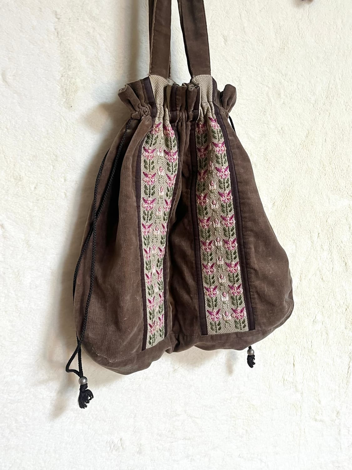 빈티지 브라운 패치 파우치  상품이미지2