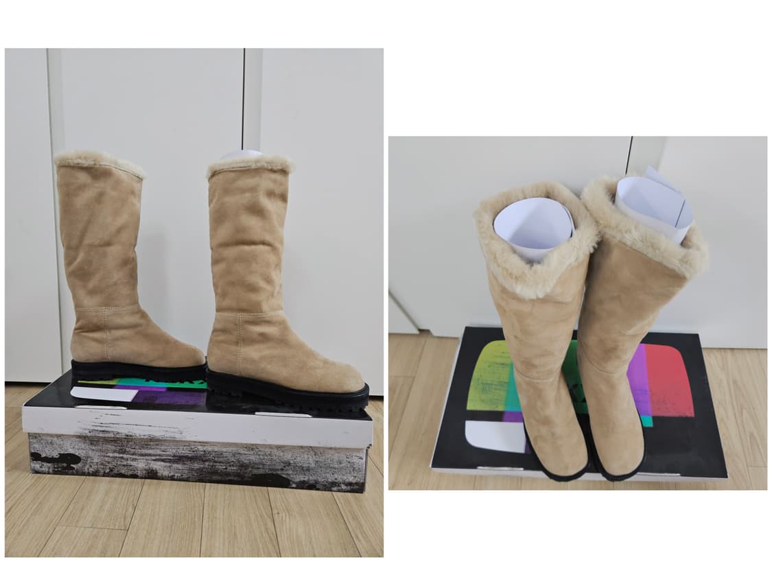 [한번착용] 렉켄 퍼 부츠 (털부츠 양털부츠 무스탕부츠 어그) 상품이미지9