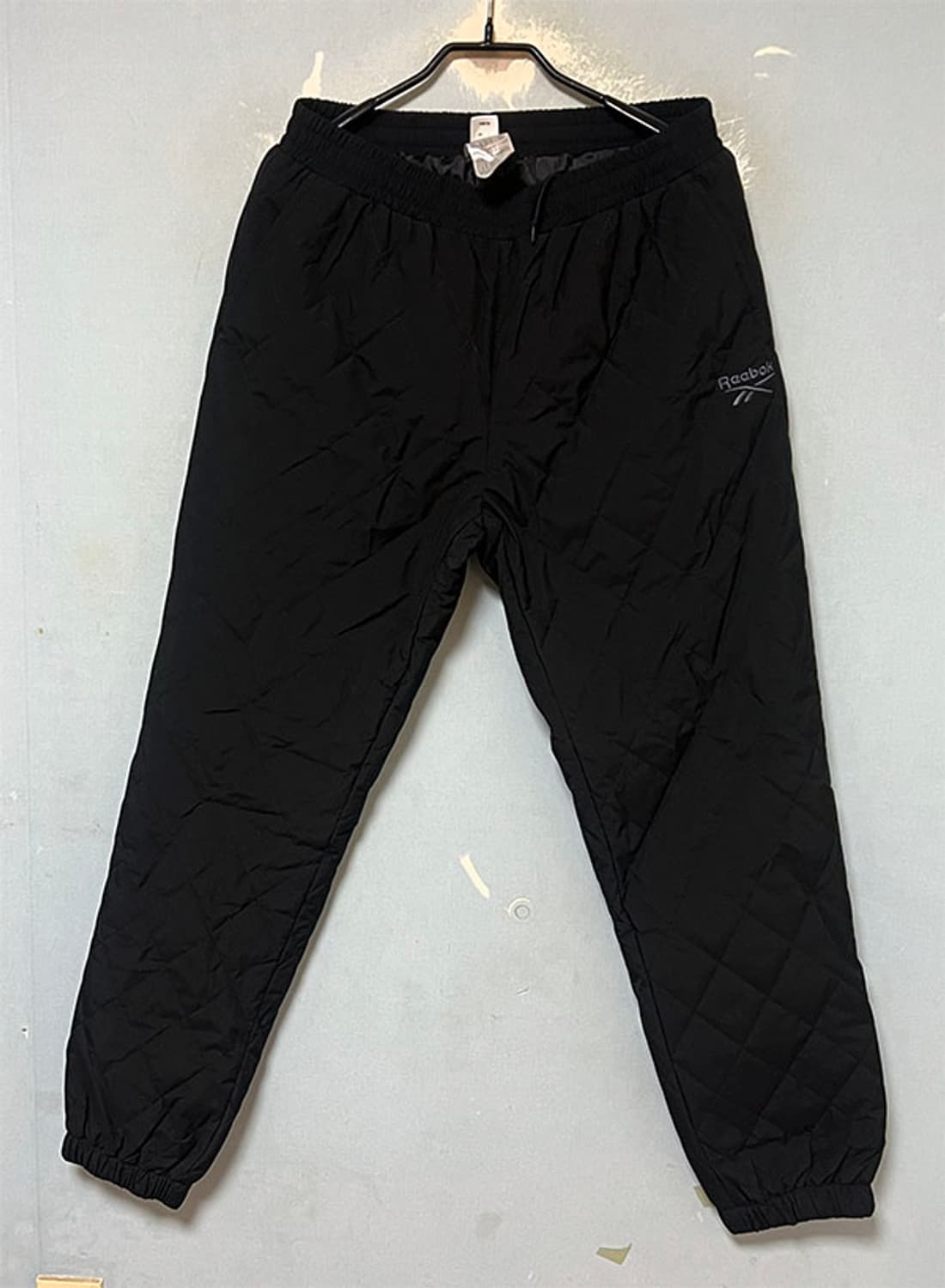 리복 남자 패딩바지 퀼팅 웰론 블랙 겨울 L 32 상품이미지1