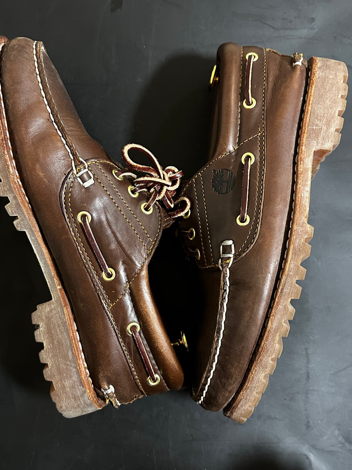 [US10] 팀버랜드 3아이 보트슈즈 브라운 상품이미지3