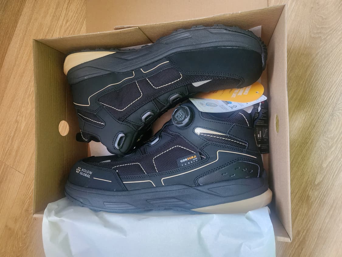 코오롱 KOAN 안전화 블랙 270mm 새상품(신형) 상품이미지6