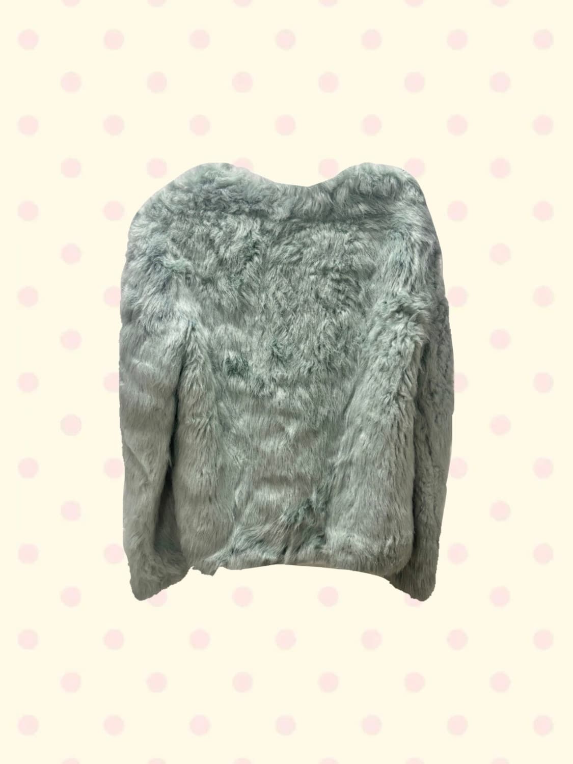 빈티지 민트 퍼자켓 상품이미지2