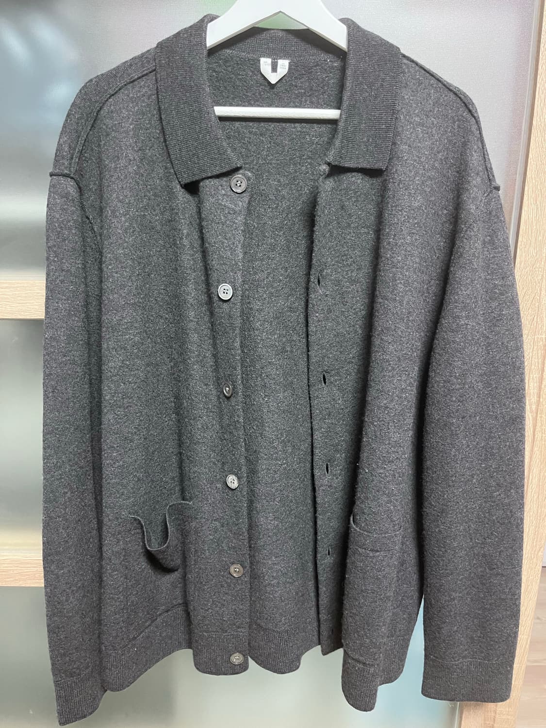 아르켓 보일드 울 가디건 상품이미지1