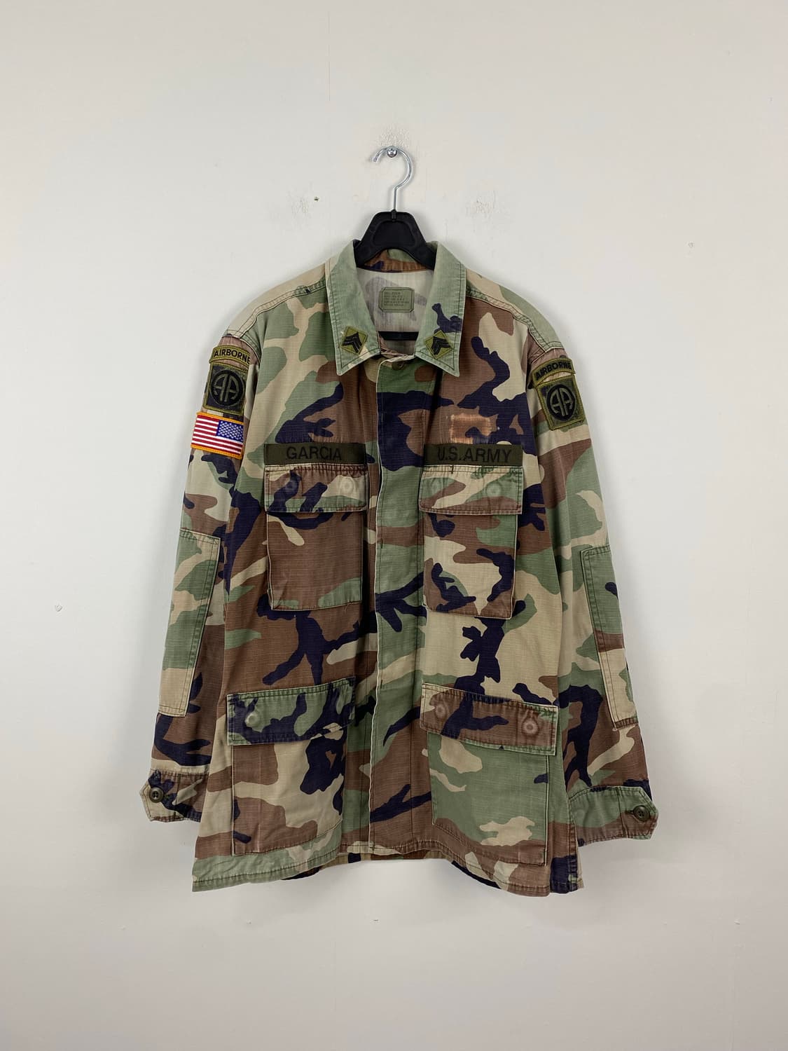 미군 US ARMY 우드랜드 bdu 컴뱃 셔츠 S <532> 상품이미지1