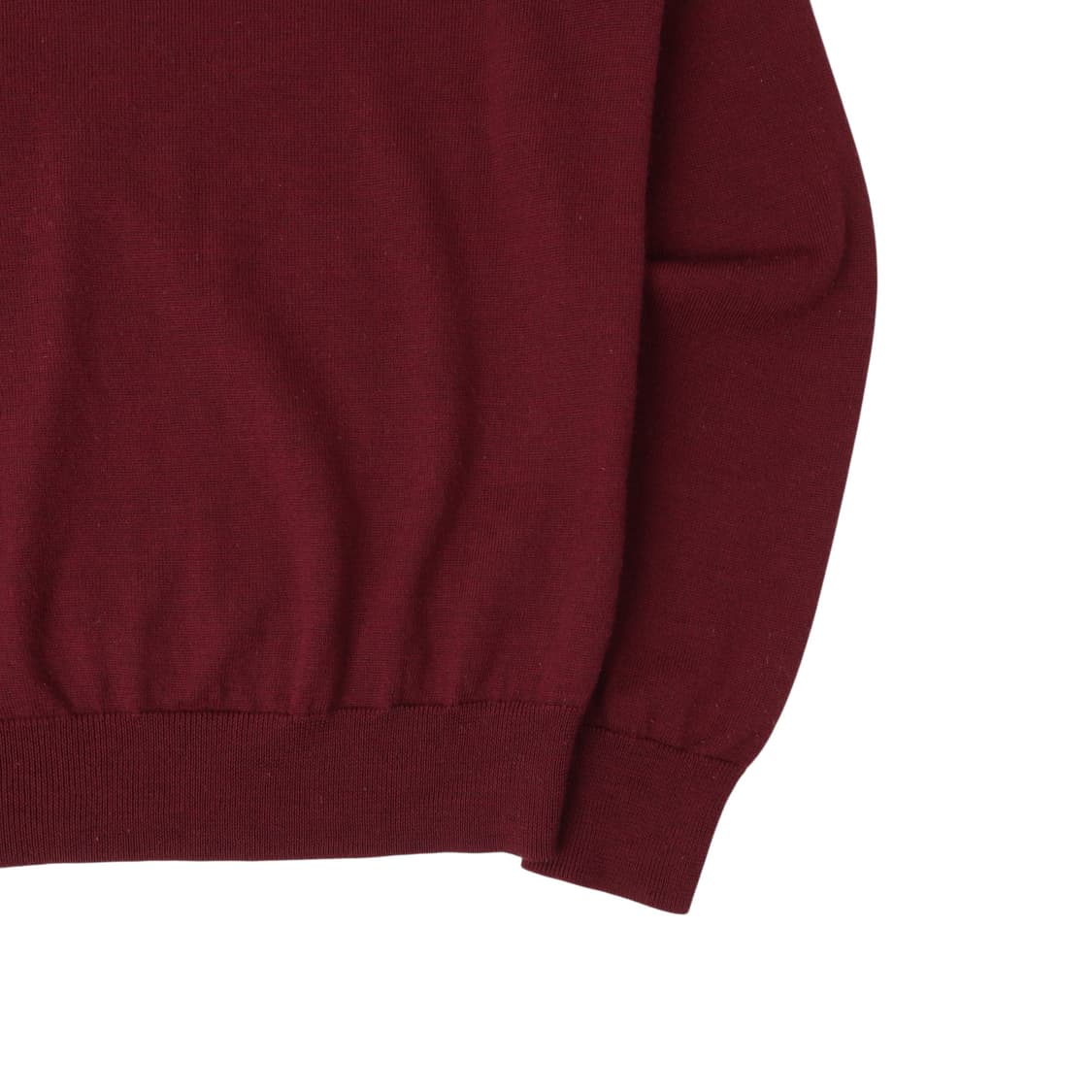 브룩스브라더스 버건디 엑스트라파인 메리노울 버튼업 니트 상품이미지4