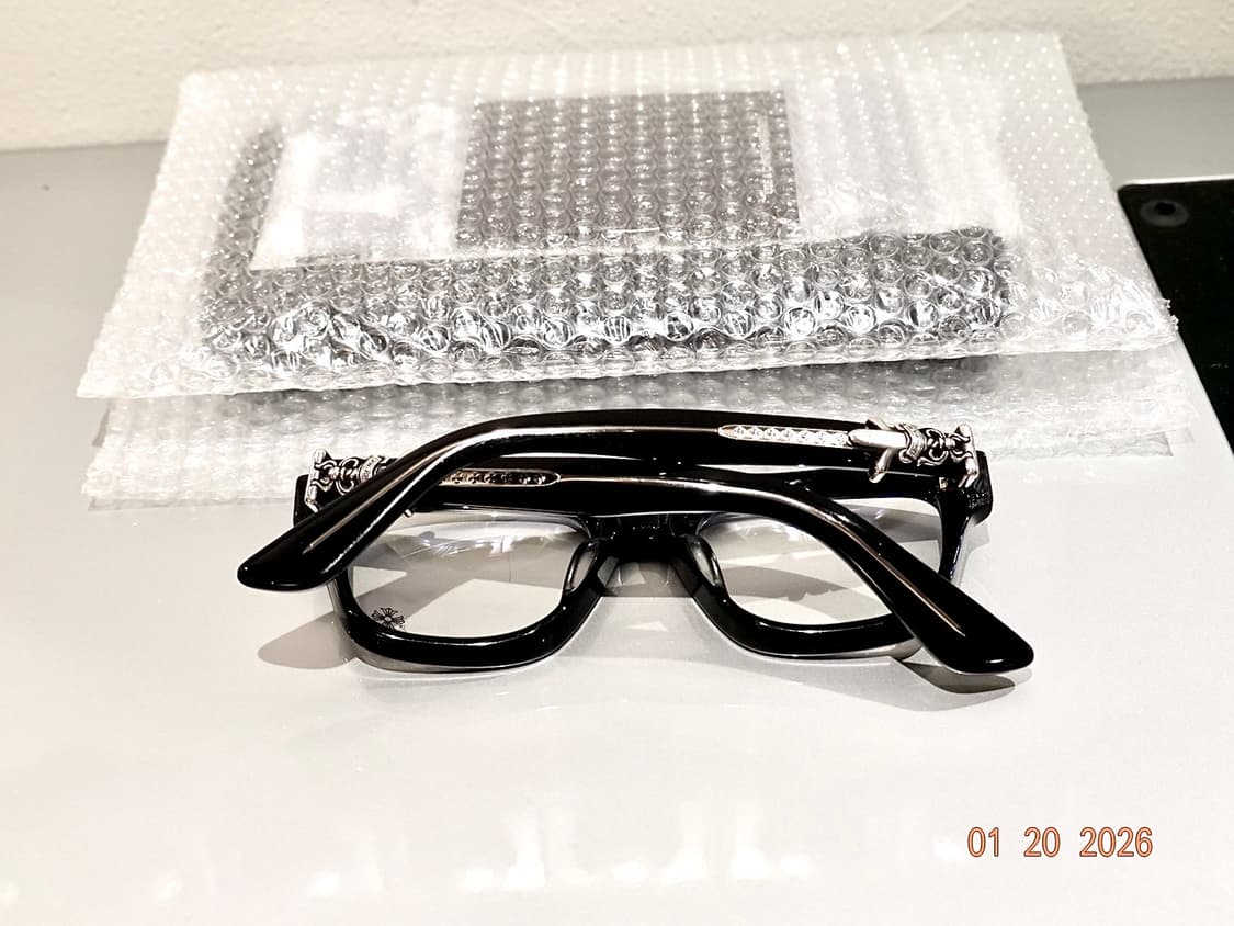 크롬하츠안경 바질리오네어2 블랙/실버 상품이미지3