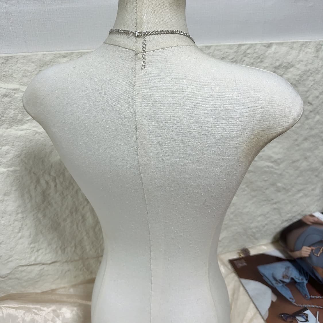 빈티지 고딕 랩 레이스 메탈 쿠바체인 목걸이 상품이미지3