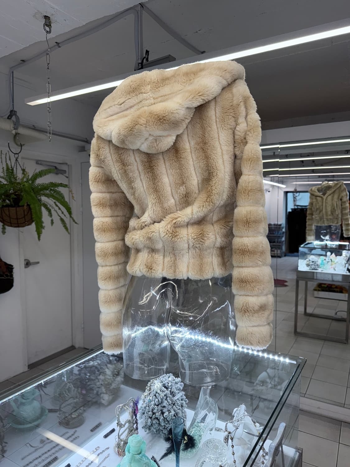 gradation fur jacket 상품이미지4