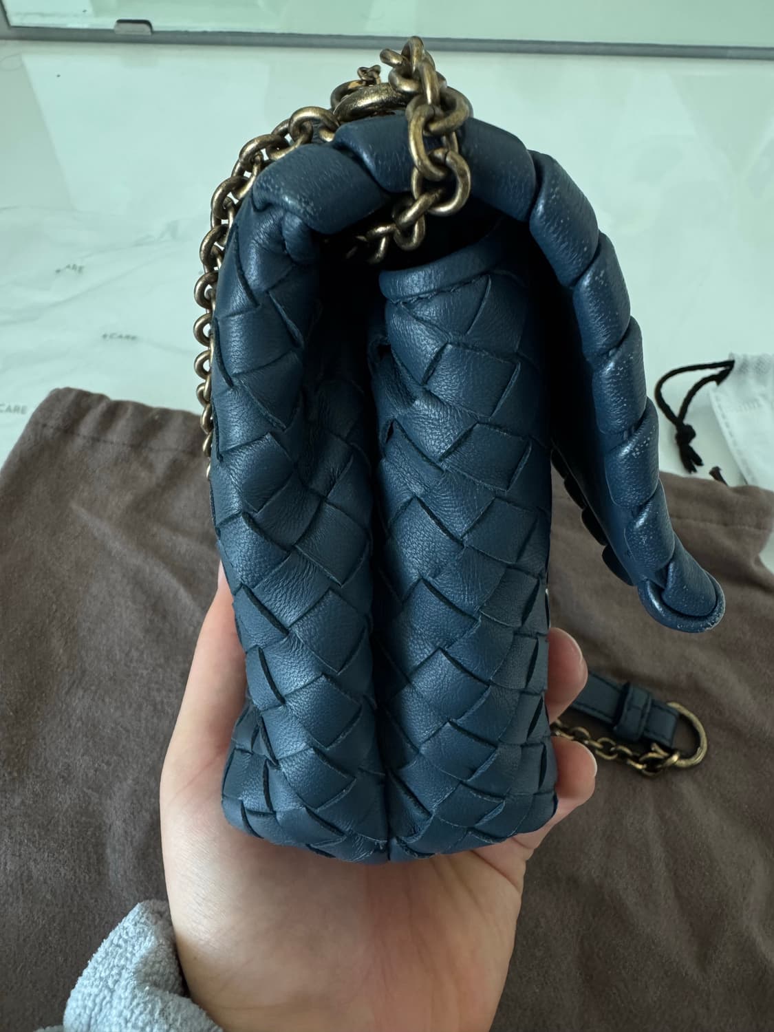 보테가베네타 올림피아 체인 크로스백 상품이미지5