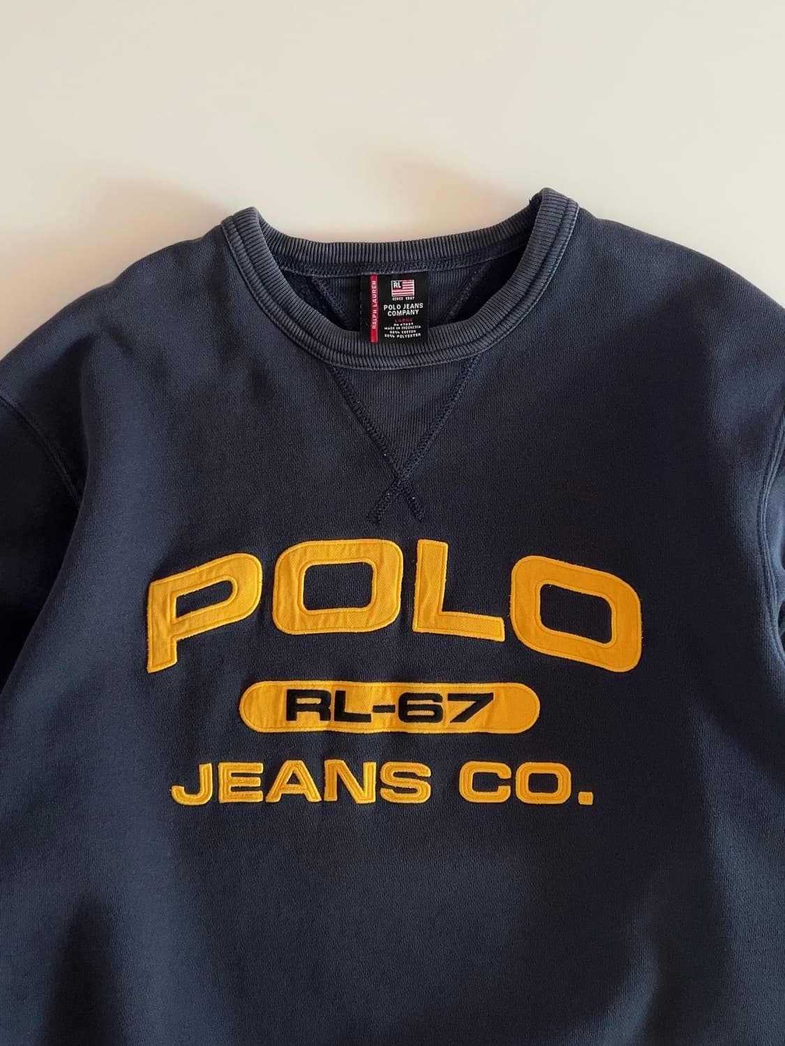 폴로 랄프로렌 스펠아웃 맨투맨 L 상품이미지3