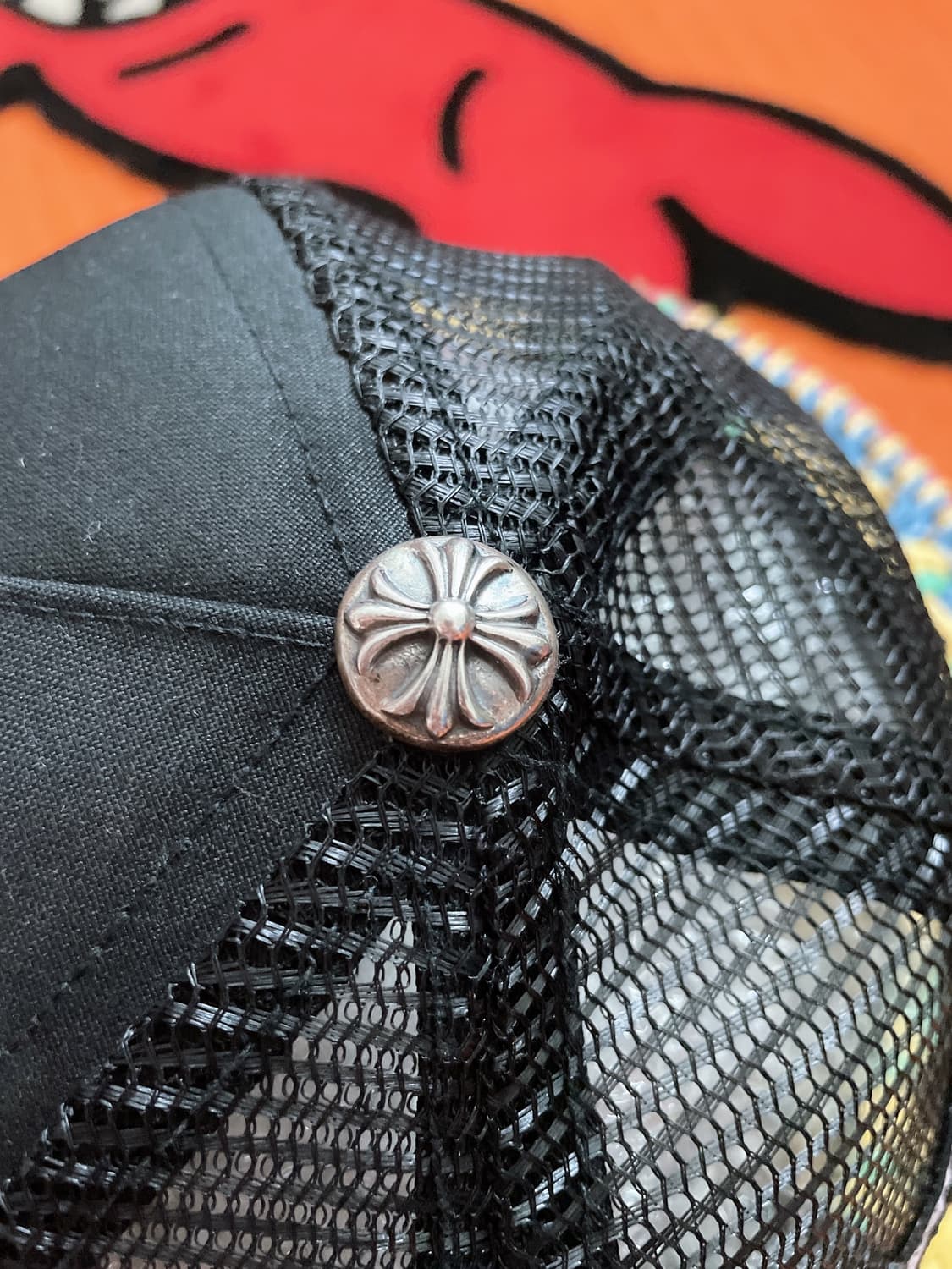 올드 크롬하츠 메쉬 캡 상품이미지5