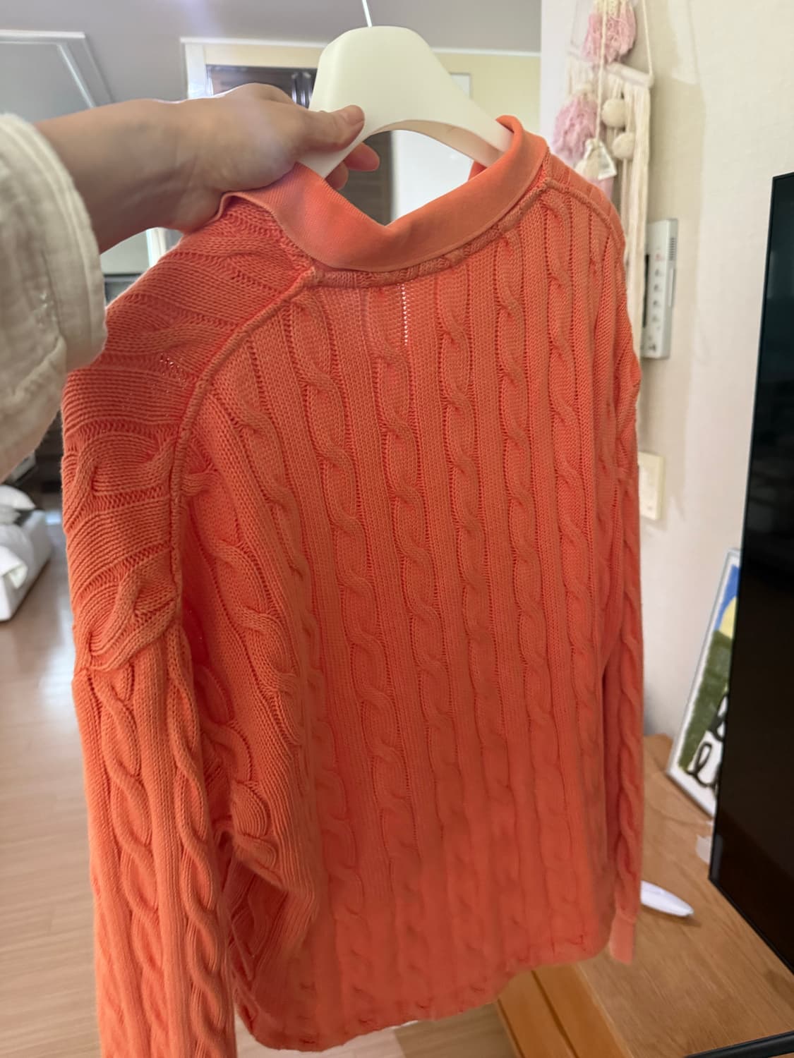 랄프로렌 여성 워싱 니트입니다. 상품이미지2