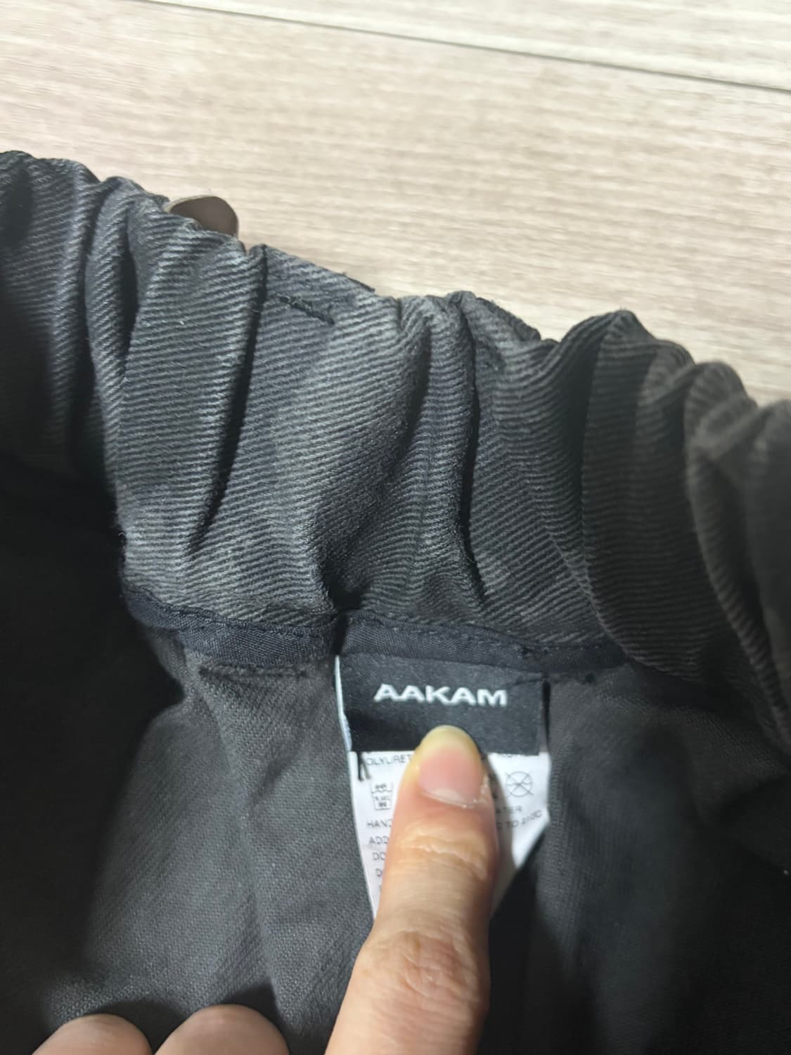 아캄 카모플라쥬 트윌 팬츠 블랙 카모바지 1사이즈 상품이미지5