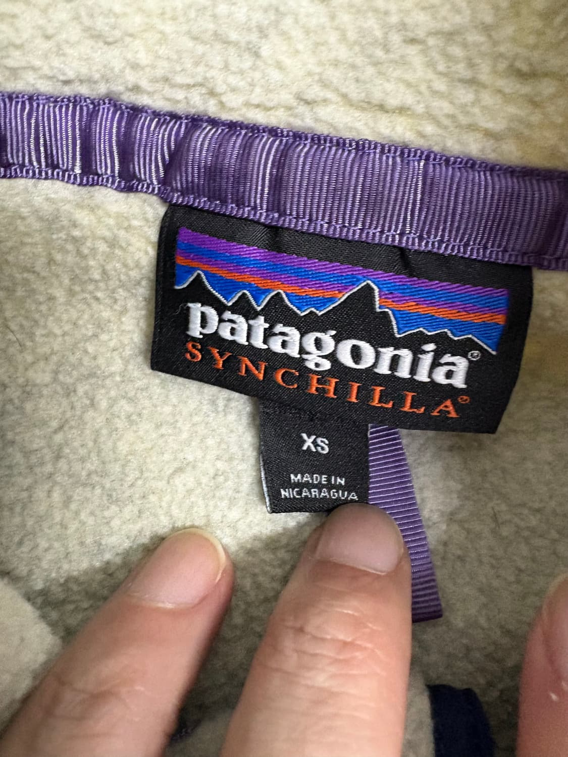 헤비모델)빈티지 파타고니아 신칠라 스냅티 오트밀 멘즈XS 상품이미지5