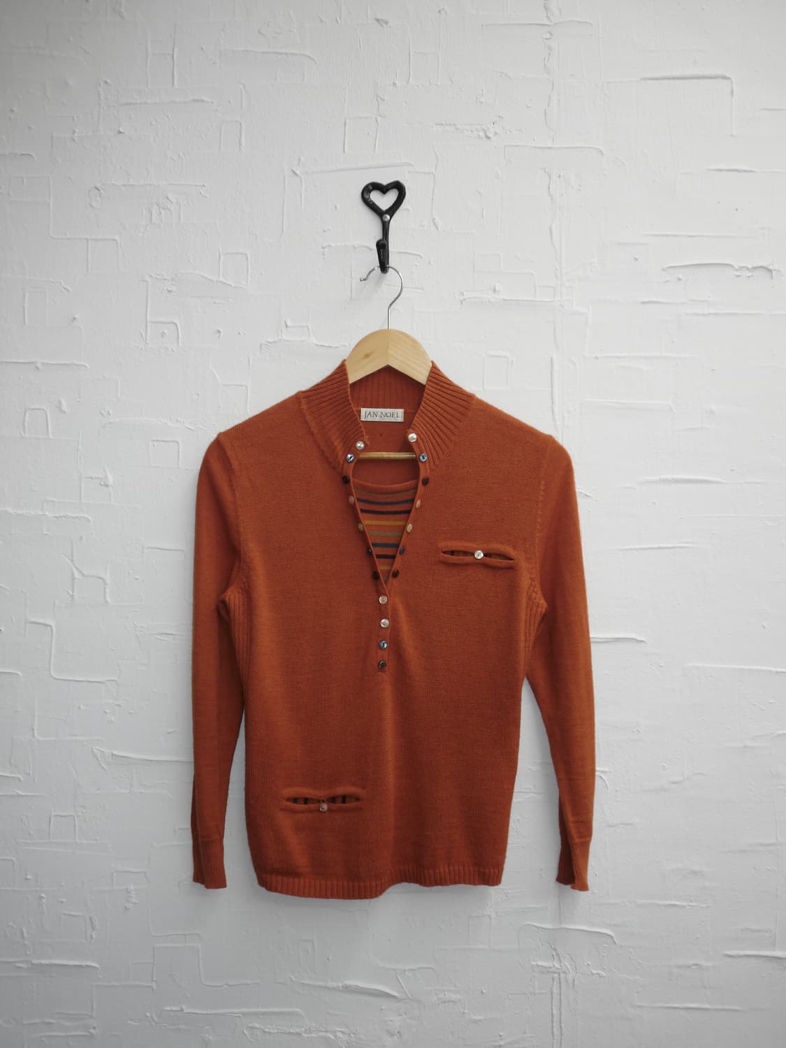 Orange button detail knit 상품이미지3