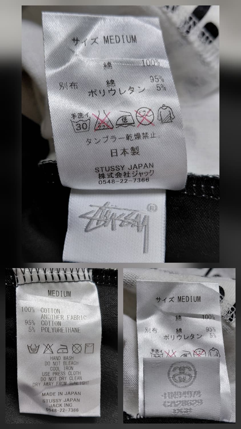 [정품/M] Stussy Women 올오버 도미노 그래픽 슬리브리스 상품이미지7