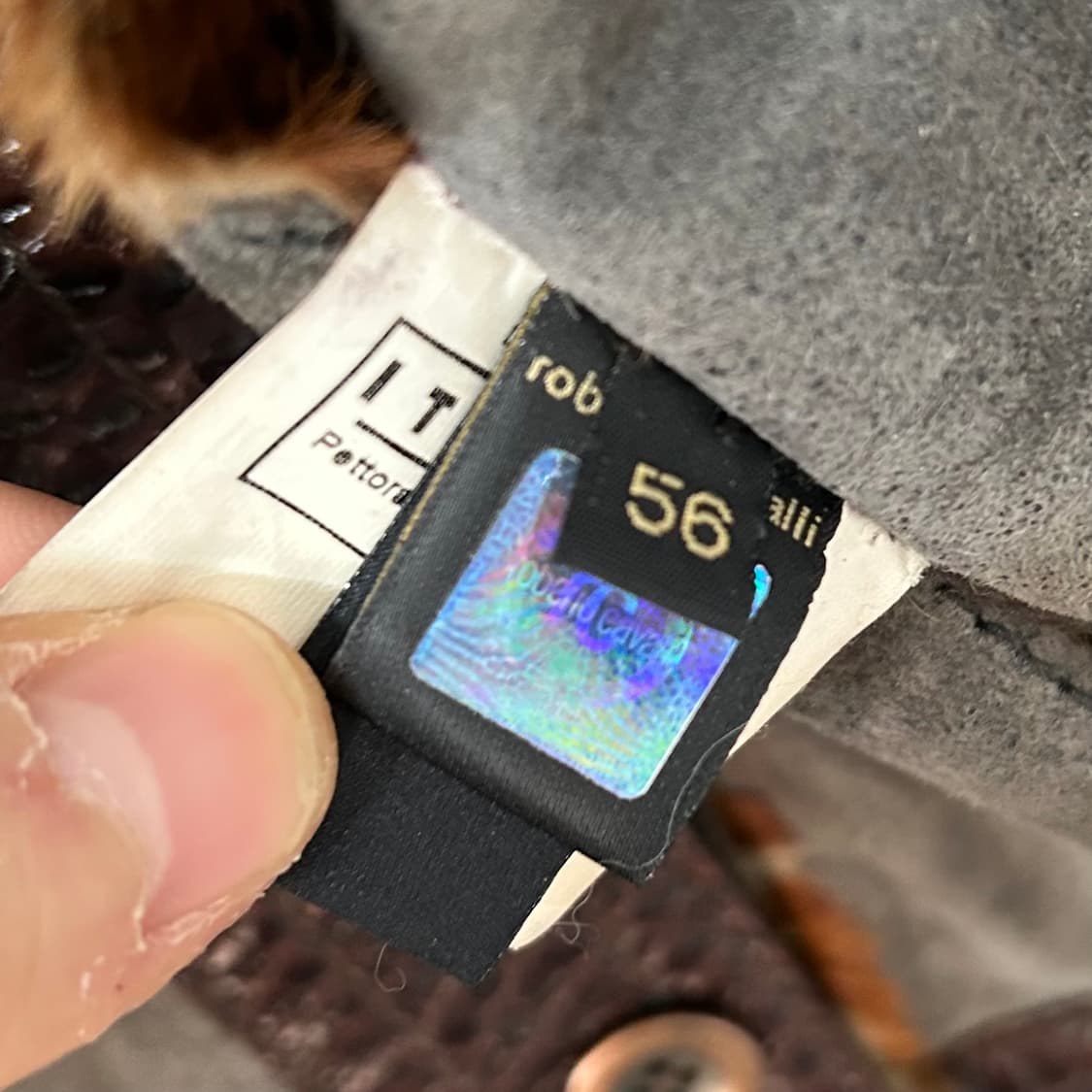 로베르토 카발리 퍼 스웨이드 더블 라이더 자켓 상품이미지8