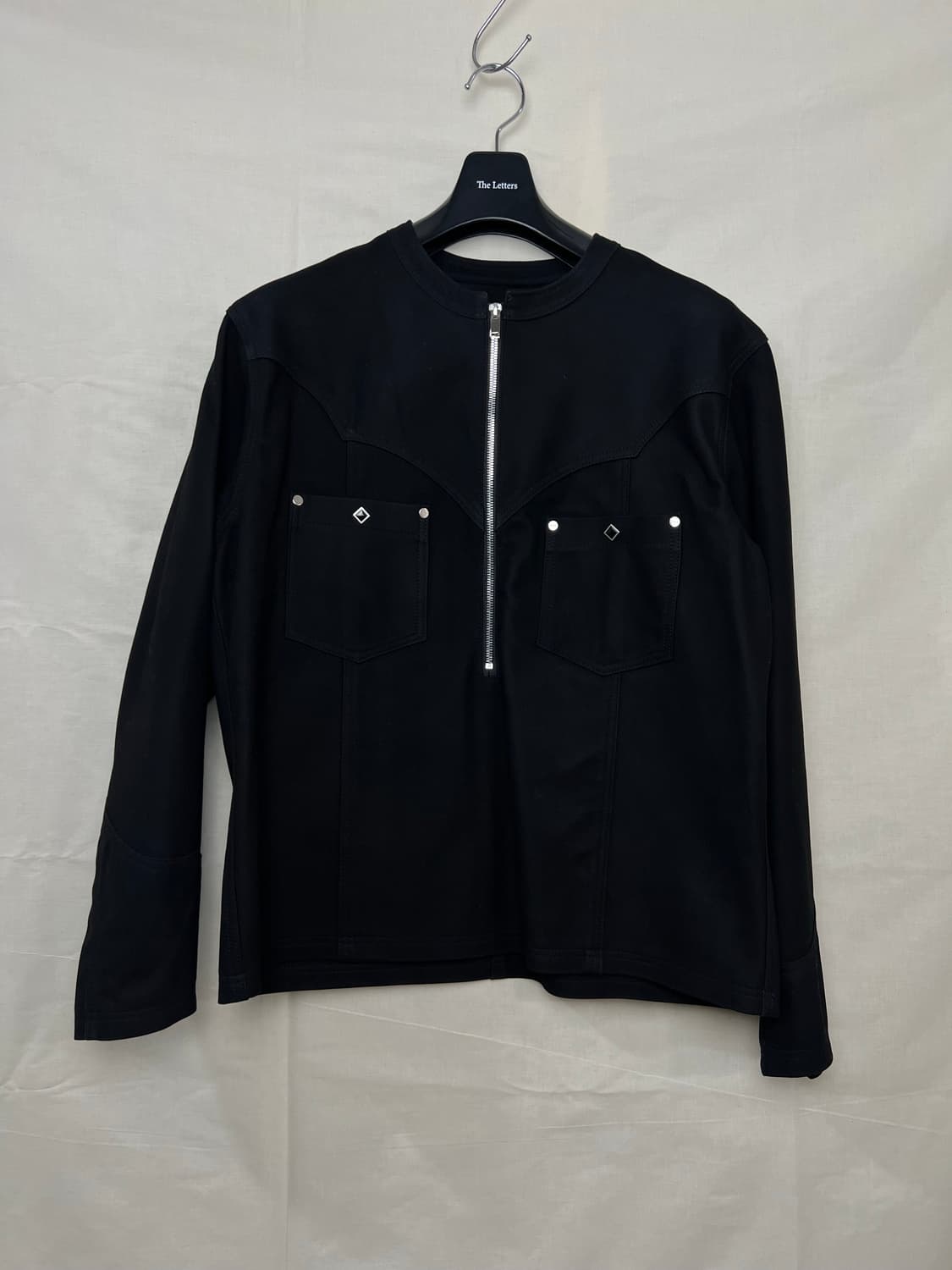 더레터스 익스클루시브 The letters 웨스턴 하프집업 사슴가죽  상품이미지1